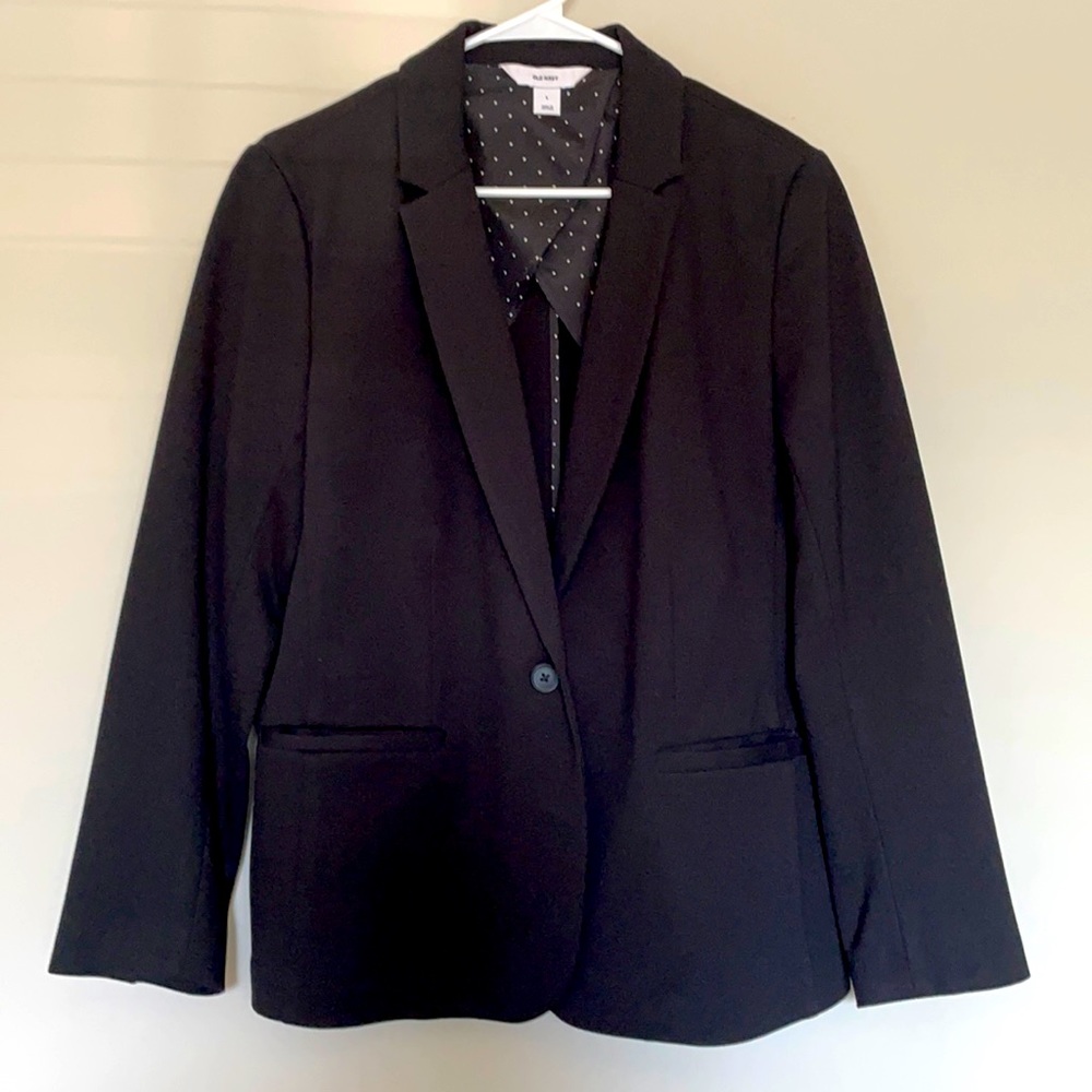 OLD NAVY Black Ponté Blazer